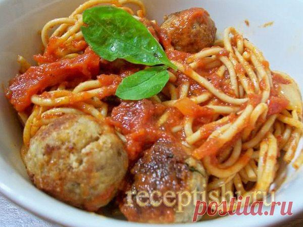 Фрикадельки из курицы в томатном соусе | Кулинарные рецепты с фото на Рецептыши.ру