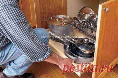 Делаем выдвижные ящики для кухни своими руками | Квартирный вопрос