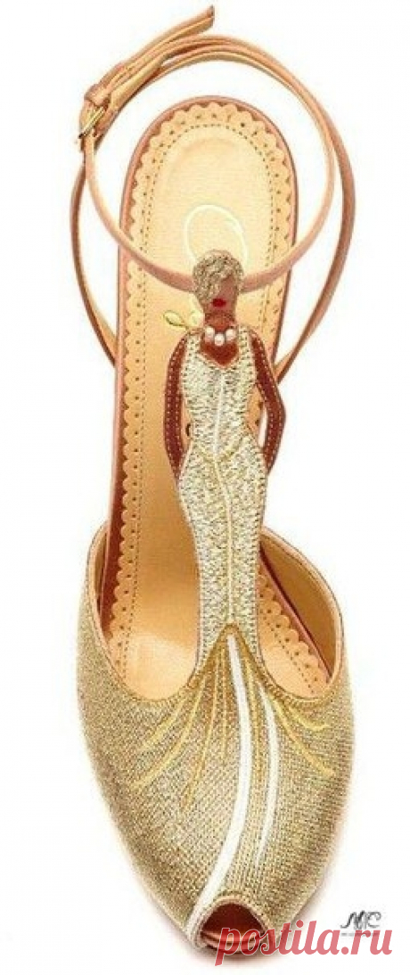 Креативные туфли от Charlotte Olympia.
