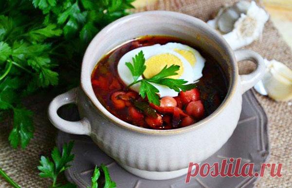 Свекольный суп с нутом — MOJAKUHNJA.ru