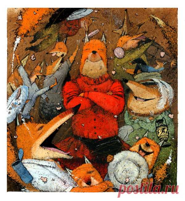 Коварство Лисы уже не знает границ: увидев бедного Быка, она тут же читает его слабости и появляется в образе тореадора! Бык сходит с ума от страха и убегает от этого почти человеческого обличия.