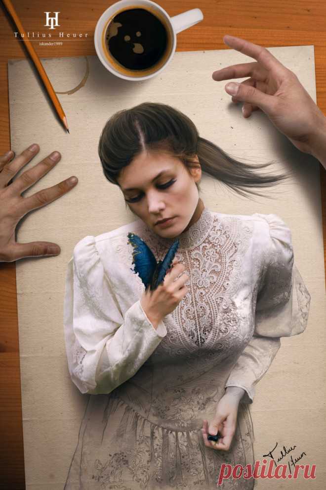 Реалистичные цифровые картины бразильского художника (8 фото) » Картины, художники, фотографы на Nevsepic