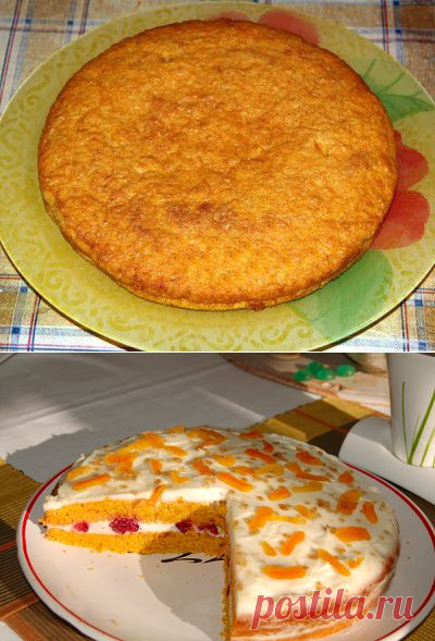 Простой рецепт морковного пирога
