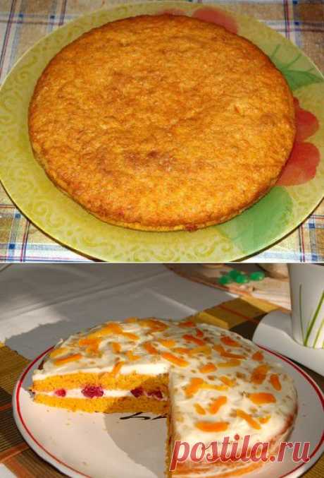 Простой рецепт морковного пирога