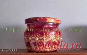 Декор баночек в технике декопатч своими руками | Урожайная дача, интернет журнал, все о даче