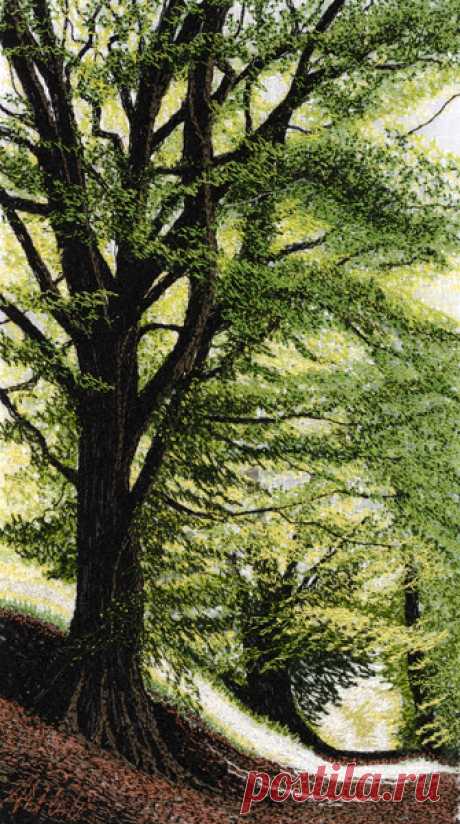 Machine embroidered picture called by Alison Holt BA Textile Artist