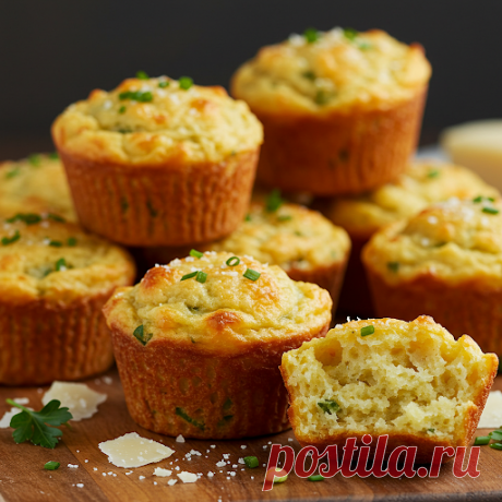 Пикантные кексы из картофеля и сыра