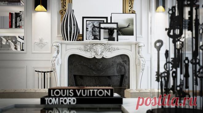 *Дизайн и декор* - 3D проект: Квартира в Сен-Жермен (Франция)