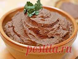 Паштет из фасоли с грибами.