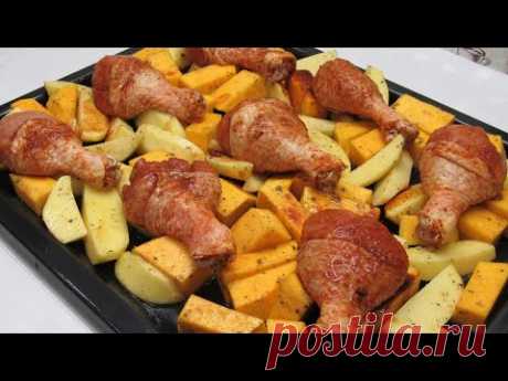 Готовлю ВКУСНО! Простой РЕЦЕПТ КУРИЦЫ на ужин - и у плиты стоять  и мешать НЕНАДО!