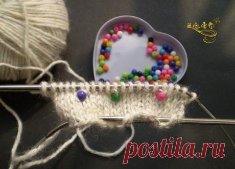 Вязание спицами с бусинами. Как вязать спицами с бусинами | Домоводство для всей семьи