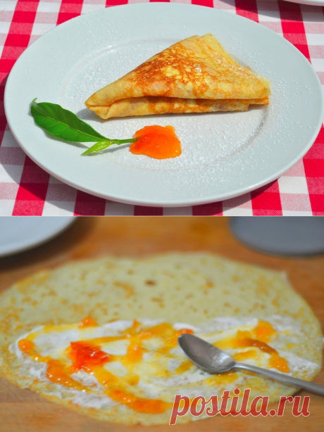 Как приготовить французские блинчики - рецепт, ингридиенты и фотографии