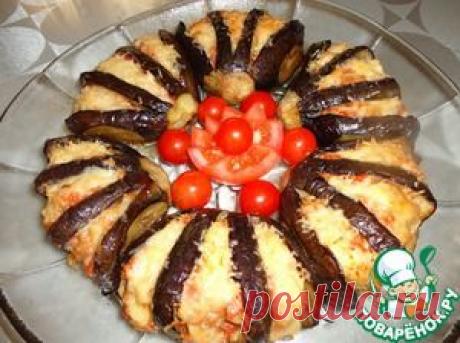 Баклажаны, начиненные фаршем и фенхелем - кулинарный рецепт