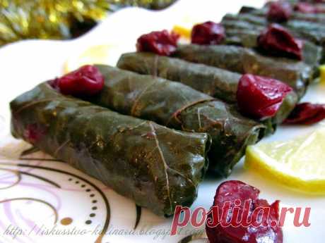 Постигая искусство кулинарии... : Сарма с вишней (Vişneli Yaprak Sarması)