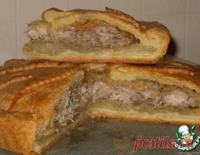 Пирог с мясом и картофелем – кулинарный рецепт