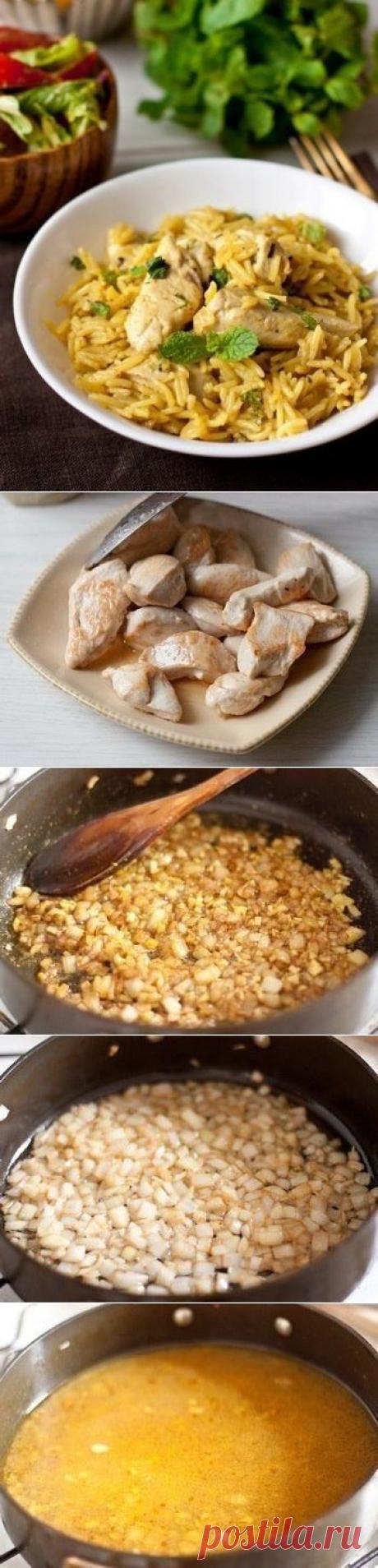 Как приготовить курица с рисом и карри - рецепт, ингридиенты и фотографии