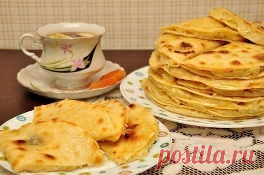 Кыстыбый – вкусные лепешки с картофелем!