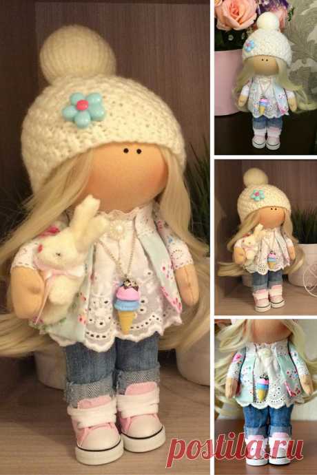 Handmade doll Nursery doll Soft doll Art doll by AnnKirillartPlace