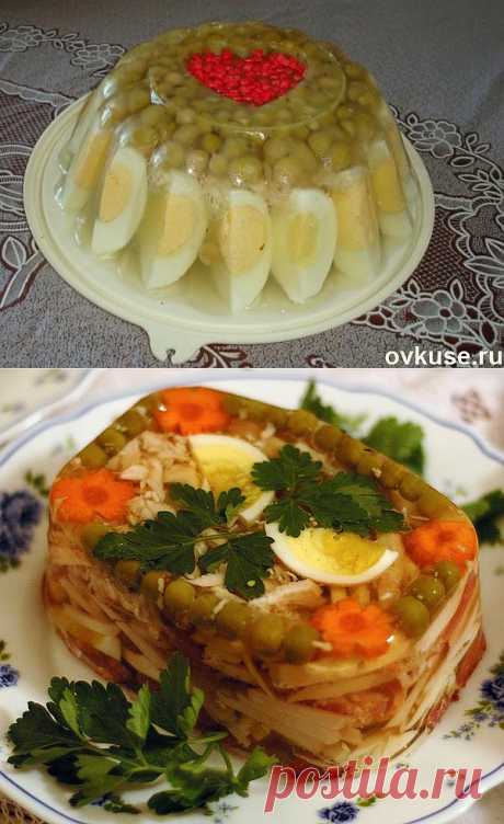 Заливное из куриной грудки и яиц - Простые рецепты Овкусе.ру