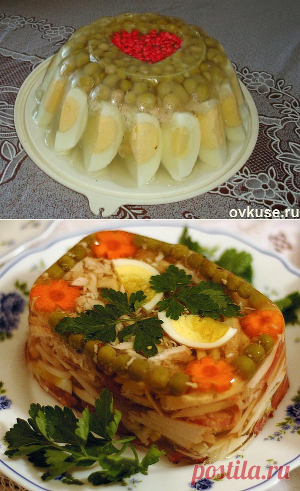 Заливное из куриной грудки и яиц - Простые рецепты Овкусе.ру