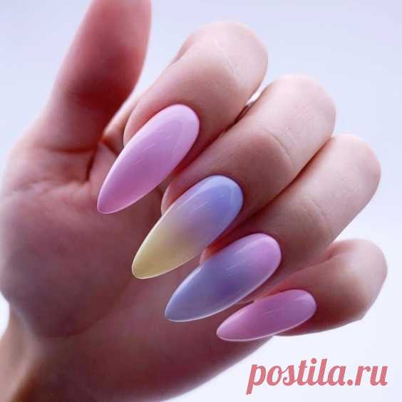 Ногти Омбре - популярный дизайн