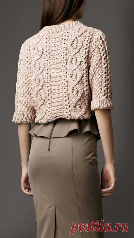 María Cielo: Sweaters artesanales cortos