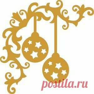 Красивые новогодние узоры для ваших творческих работ