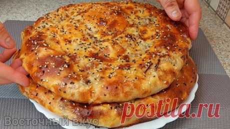 Узбекская мясная лепешка рецепт в духовке очень вкусный и простой рецепт | Восточный вкус | Дзен