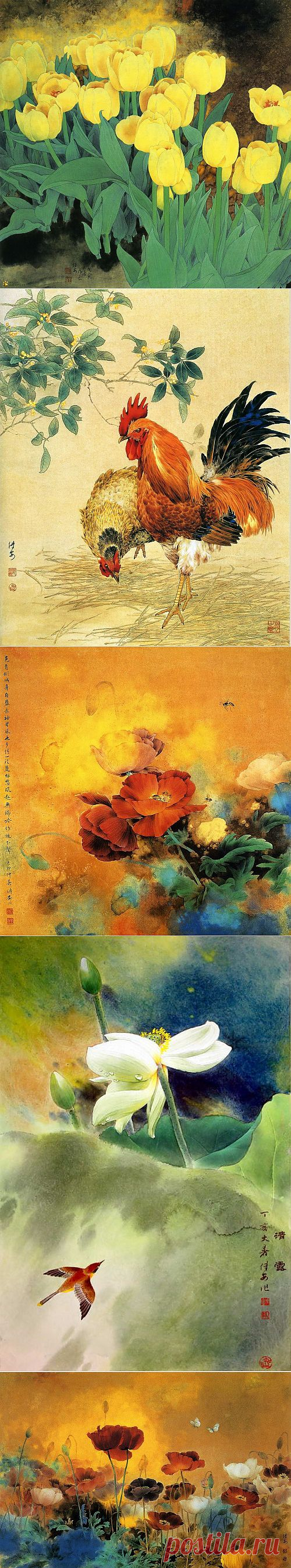 Китайский художник Zou Chuanan (63 работ) » Картины, художники, фотографы на Nevsepic