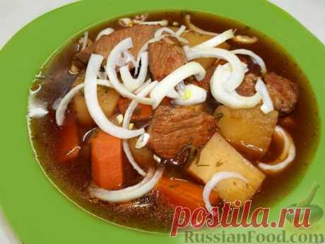 Рецепт: Жаркое из мяса на RussianFood.com