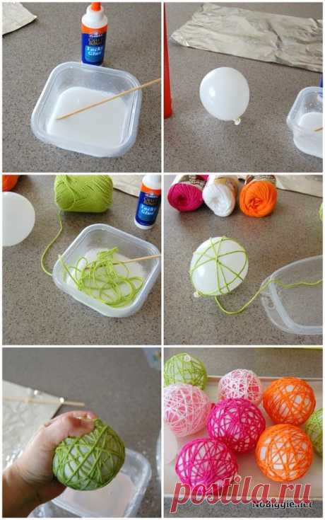 Learn how to make a glue yarn balls. Do you remember making these colorful glue yarn balls in Elementary school? Guess what...they are still fun to make, and not just for kids. We're sharing the…
