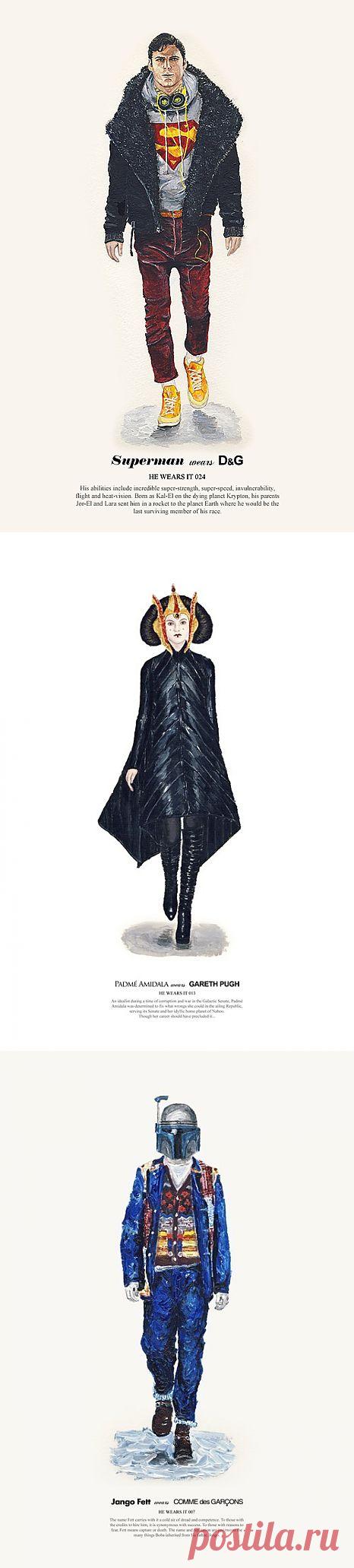 Супергерои атакуе! / Арт-объекты / Модный сайт о стильной переделке одежды и интерьера