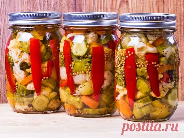 Овощное ассорти на зиму без стерилизации: разнообразие вкуса - tochka.net
