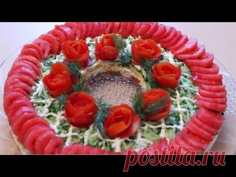 Салат БОМБА ! "Красная шапочка"