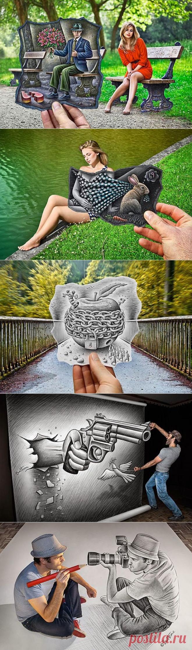 Новые работы из коллекции «Карандаш против камеры» художника Ben Heine | Современное искусство | Арт