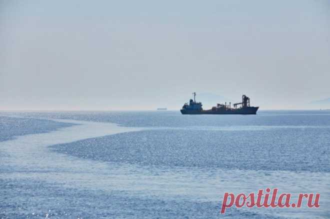 Kyodo: танкер «Остров Сахалин» застрял в Охотском море. Корабль находится примерно в 24 километрах от острова Хоккайдо.
