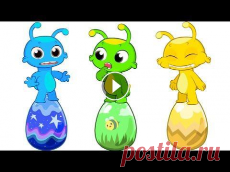 Грувый Марсиан - Охота на пасхальные яйца с игрушками-сюрпризами для детей! &quot;Groovy Марсианин наконец-то по-русски!...