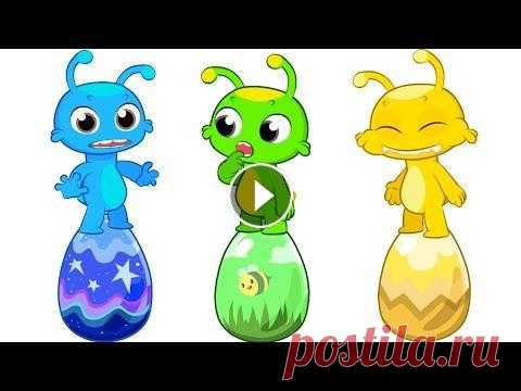 Грувый Марсиан - Охота на пасхальные яйца с игрушками-сюрпризами для детей! "Groovy Марсианин наконец-то по-русски!...