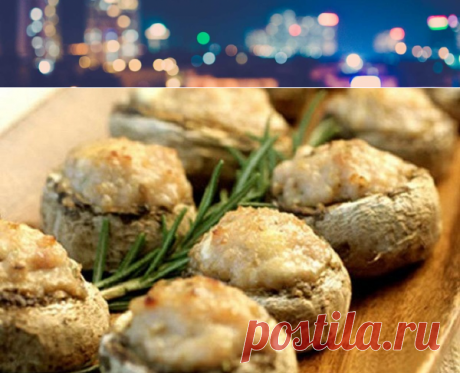 Фаршированные шампиньоны с мясом | Полезные советы