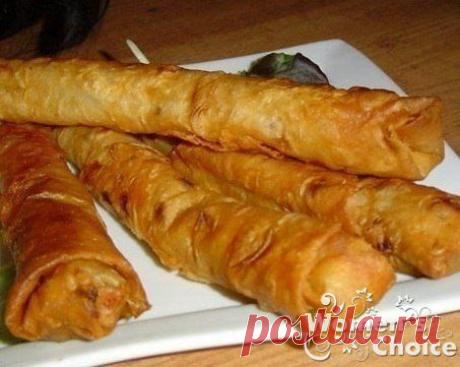 Горячая закуска из лаваша