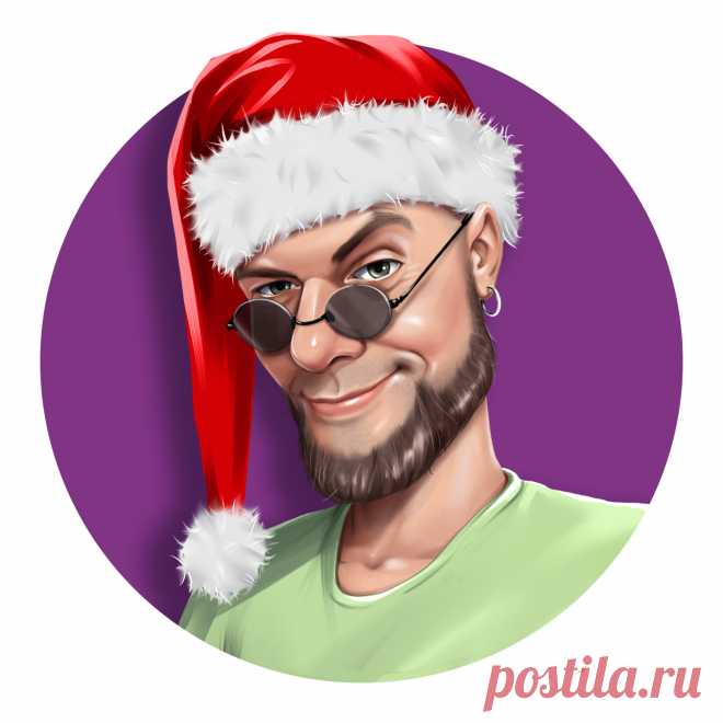 Новый вариант аватарки на рождественскую тему. Нарисую для вас уникальную аватарку по вашему. Пишите в директ или по ссылке с картинки