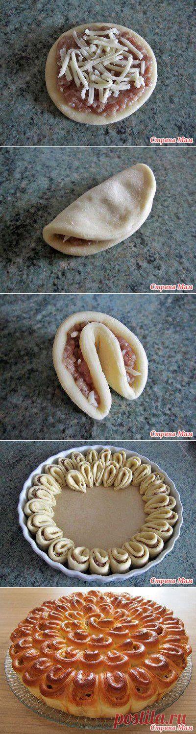 МЯСНОЙ ПИРОГ "ХРИЗАНТЕМА" - Рецепты для очень занятой мамы - Страна Мам