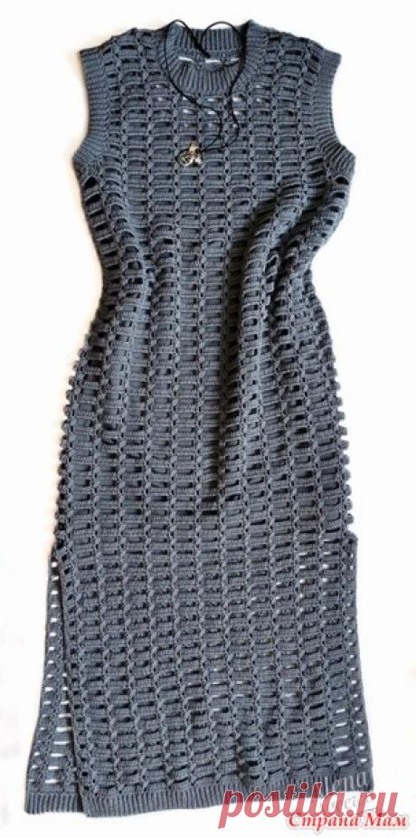 Сарафан с узором &quot;кирпичики&quot;. - Все в ажуре... (вязание крючком) - Страна Мам