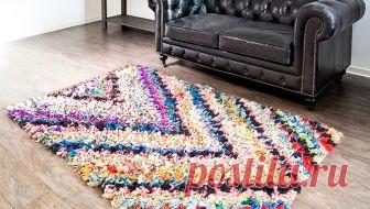 Коврик своими руками из старых вещей: технология создания, варианты подбора материала