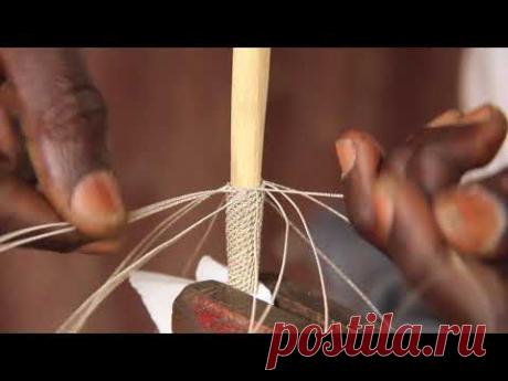 Woven Hollow Wire Bracelet