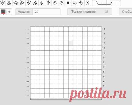 MyselfMade Editor составление спицевых схем