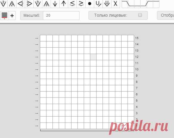 MyselfMade Editor составление спицевых схем