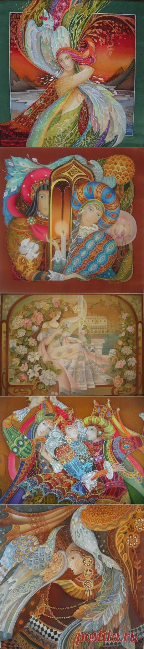 ИСКУССТВО БАТИКА. ЛЮБОВЬ ТОЩЕВА.