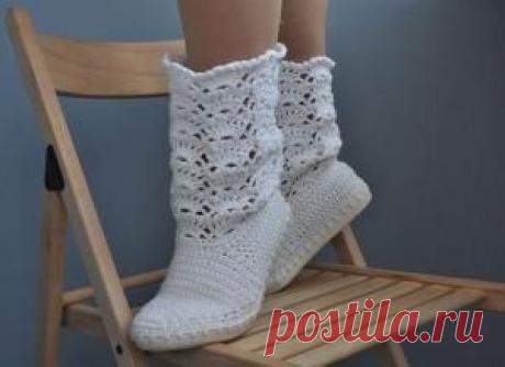 Сапожки крючком: схема. Вязание крючком сапожек: мастер-класс - FB.ru