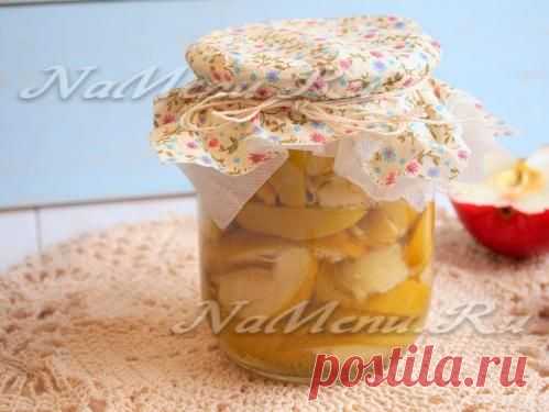 Заготовка из яблок для пирогов на зиму